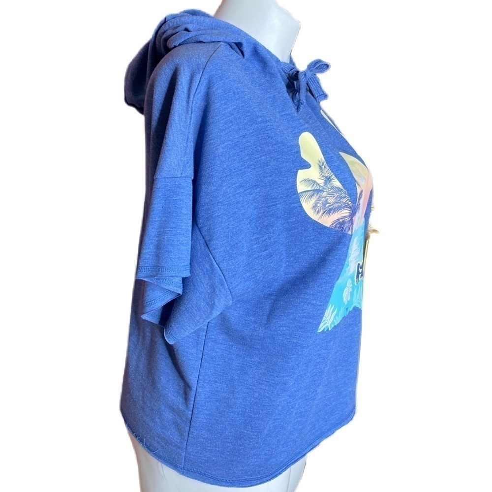 Disney LILO & STITCH ‘Vacay Mode’ Hoodie Short Slv - Picture 3 of 6